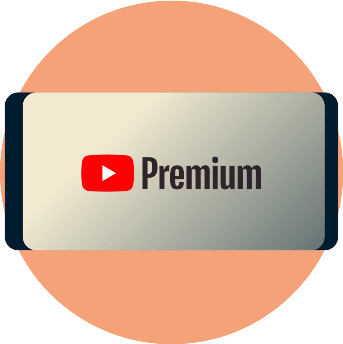 YouTube Premium p&aring; en telefonskjerm.